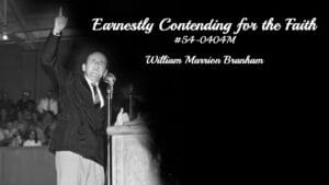 Earnestly Contending For The Faith