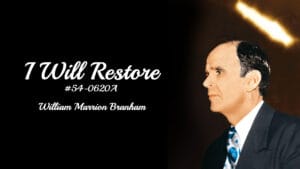 I Will Restore