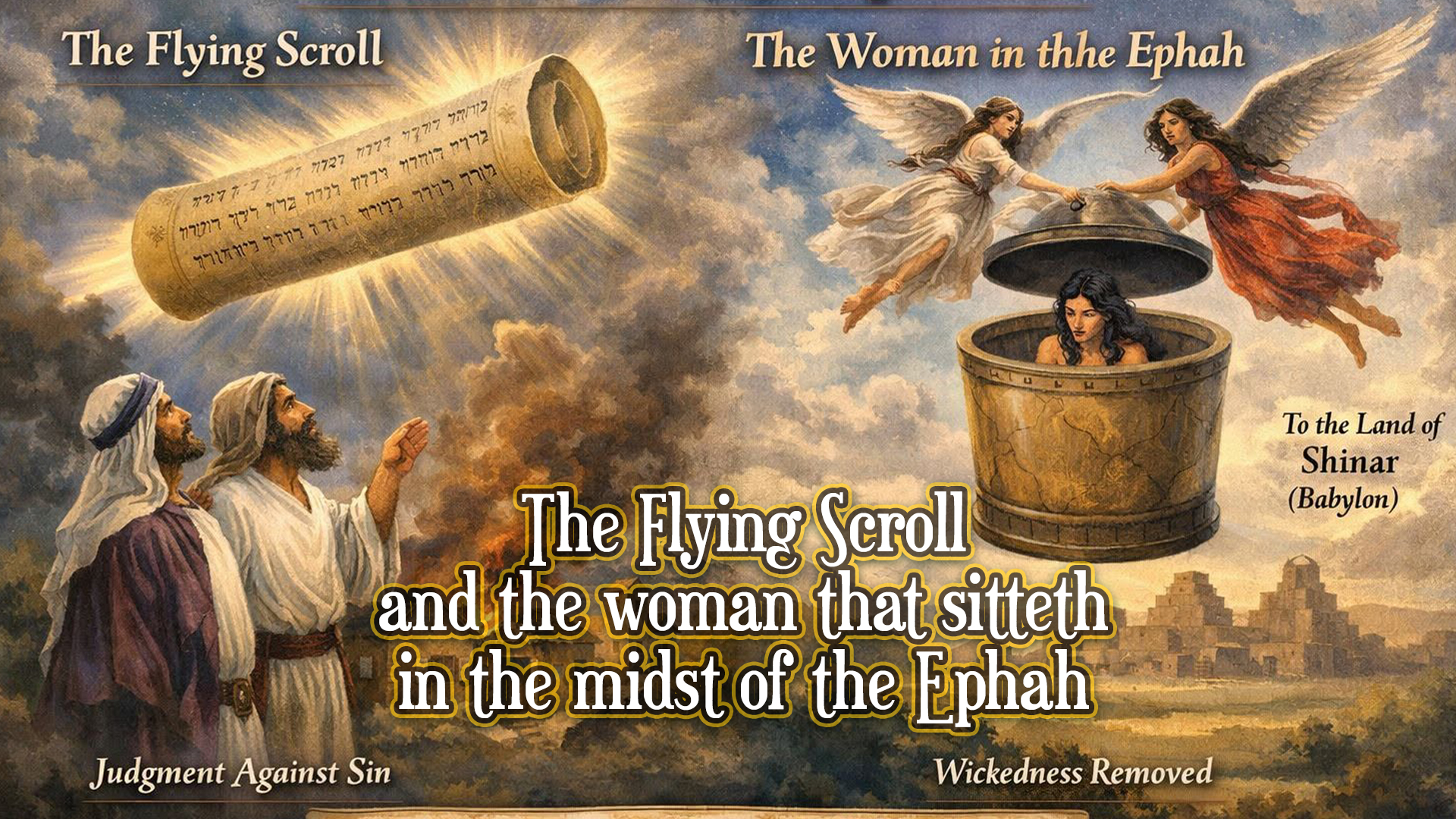 The Flying Scroll And The Woman In The Ephah