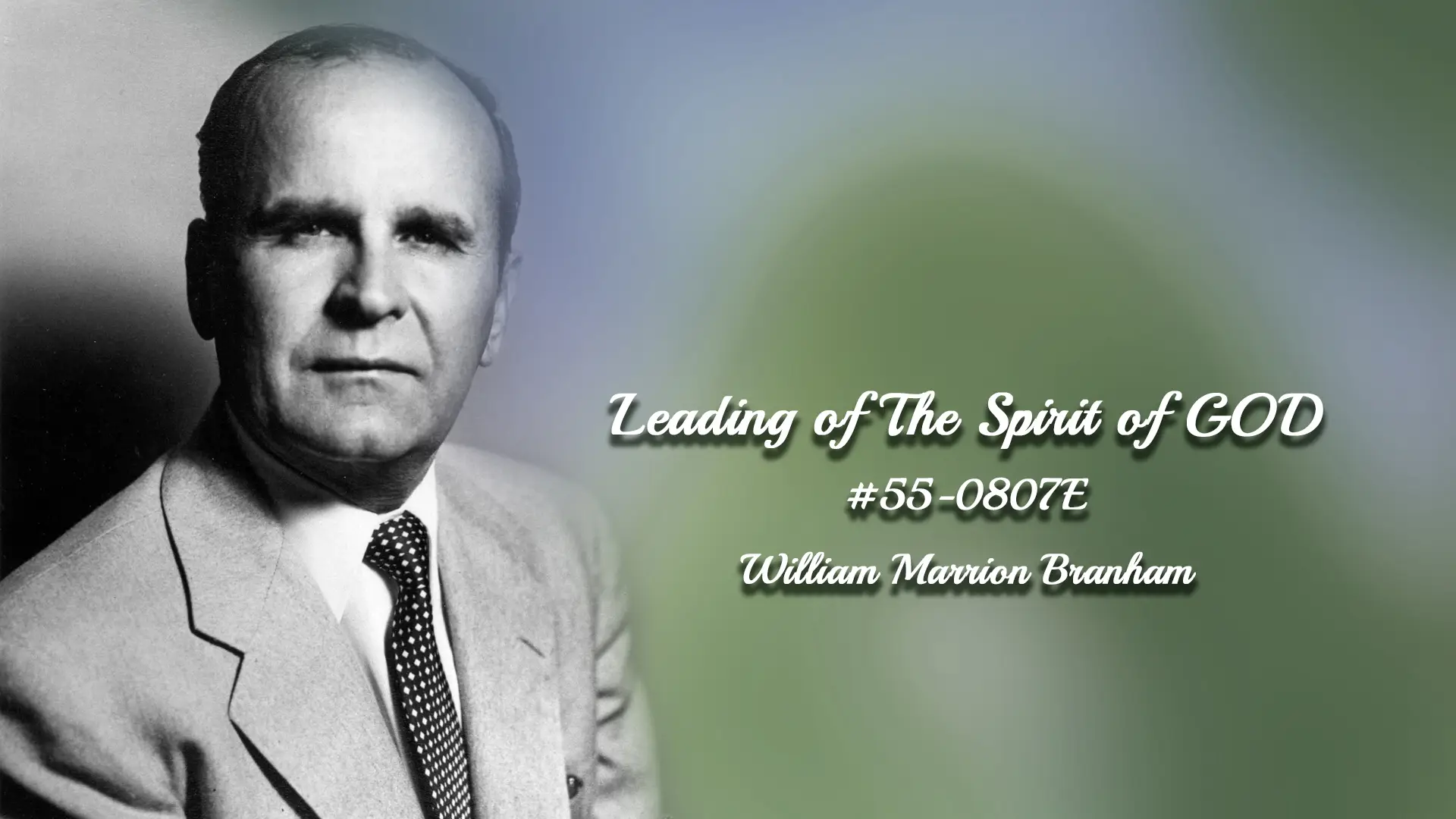 Leading Of The Spirit Of God