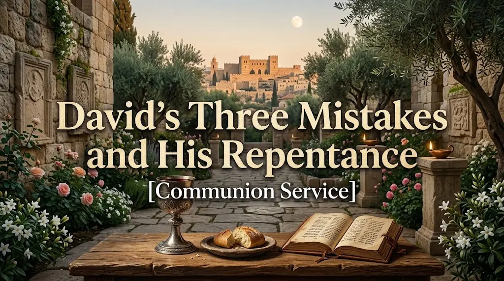 David’s Three Mistakes and His Repentance