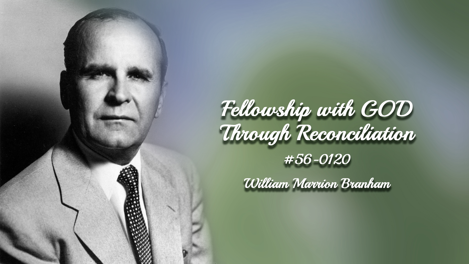 Fellowship With God Through Reconciliation