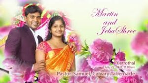 Betrothal - Martin And Jebashree