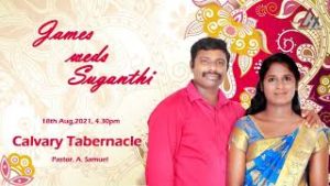 Marriage - James Weds Suganthi