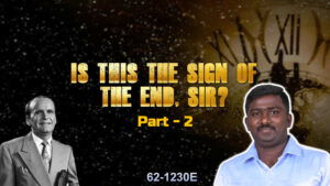 Is This The Sign Of The End Sir? - Part 2