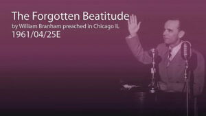 The Forgotten Beatitude