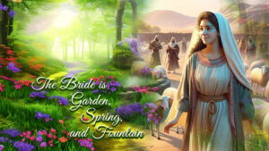 The Bride Is A Garden, A Spring, And A Fountain