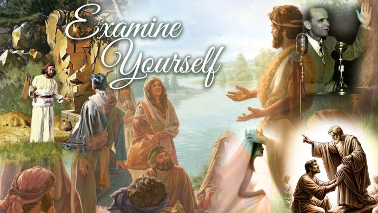 Examine Yourself