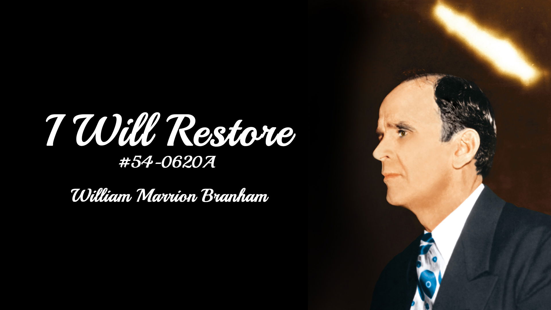 I Will Restore I Will Restore
